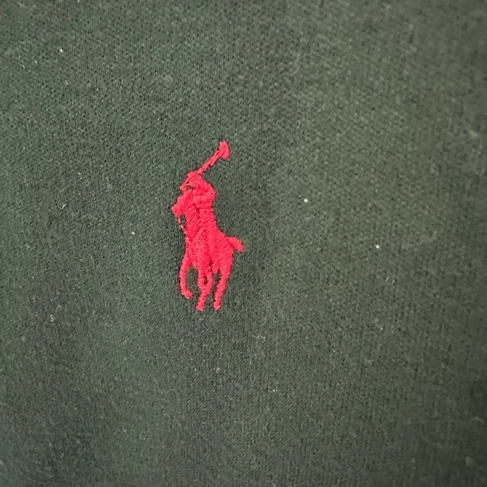 Polo Ralph Lauren Men's Dark Green Polo Shirt size Large Long Sleeve